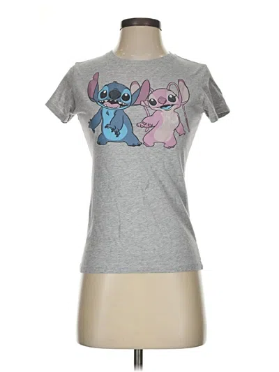 Pre-owned Disney Short Sleeve T-shirt In Gray