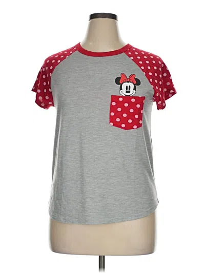 Pre-owned Disney Short Sleeve T-shirt In Gray