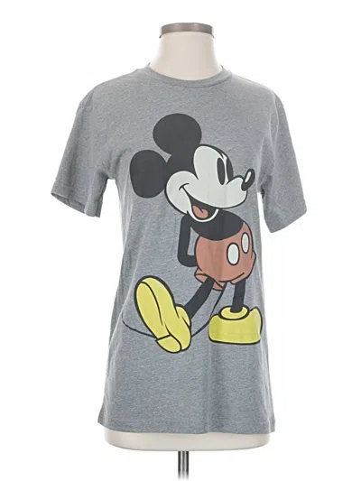 Pre-owned Disney Short Sleeve T-shirt In Gray