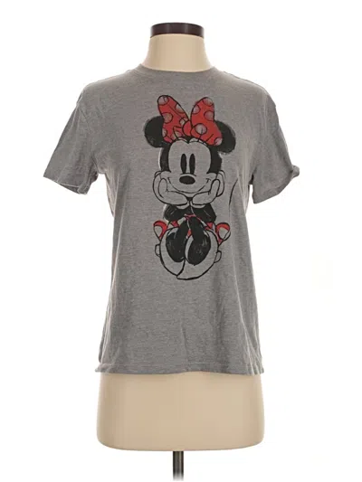 Pre-owned Disney Short Sleeve T-shirt In Gray