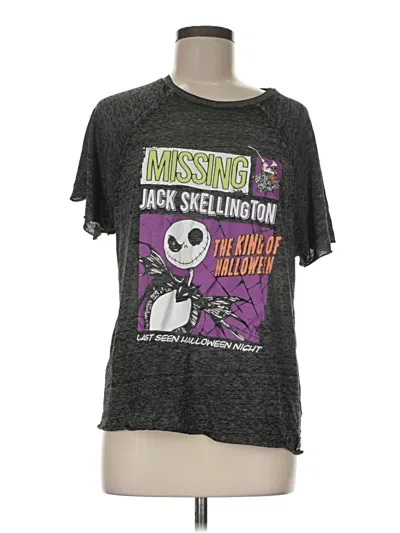 Pre-owned Disney Short Sleeve T-shirt In Gray