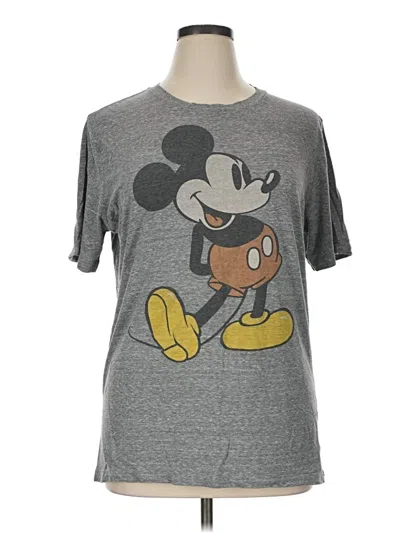Pre-owned Disney Short Sleeve T-shirt In Gray