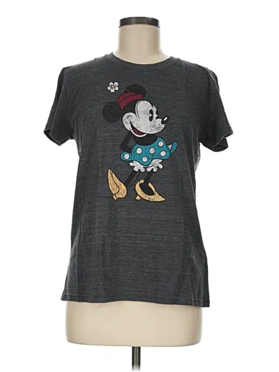 Pre-owned Disney Short Sleeve T-shirt In Gray