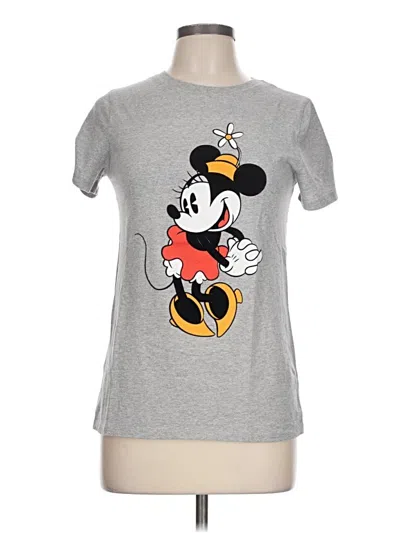 Pre-owned Disney Short Sleeve T-shirt In Gray
