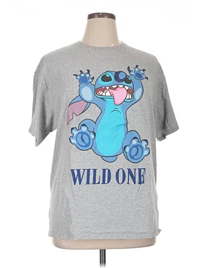 Pre-owned Disney Short Sleeve T-shirt In Gray