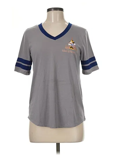 Pre-owned Disney Short Sleeve T-shirt In Gray