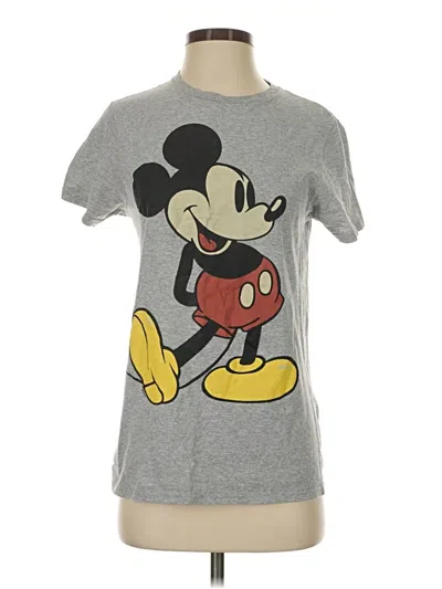 Pre-owned Disney Short Sleeve T-shirt In Gray