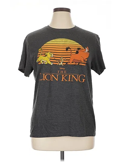 Pre-owned Disney Short Sleeve T-shirt In Gray