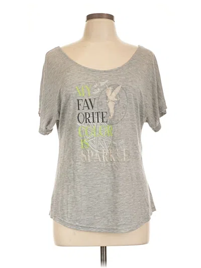 Pre-owned Disney Short Sleeve T-shirt In Gray