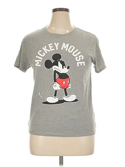 Pre-owned Disney Short Sleeve T-shirt In Gray