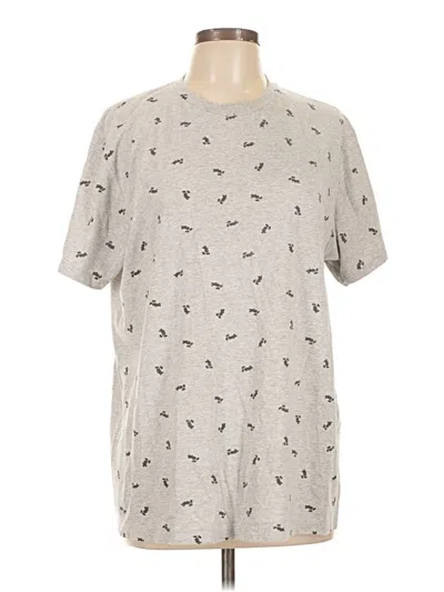 Pre-owned Disney Short Sleeve T-shirt In Gray