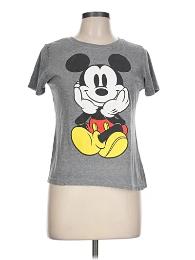 Pre-owned Disney Short Sleeve T-shirt In Gray