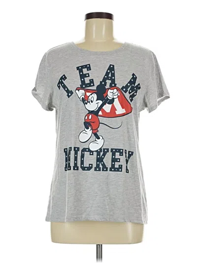 Pre-owned Disney Short Sleeve T-shirt In Gray
