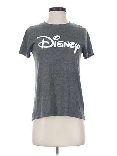 Pre-owned Disney Short Sleeve T-shirt In Gray