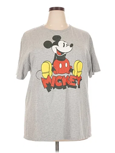 Pre-owned Disney Short Sleeve T-shirt In Gray