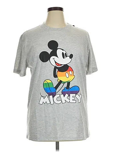Pre-owned Disney Short Sleeve T-shirt In Gray