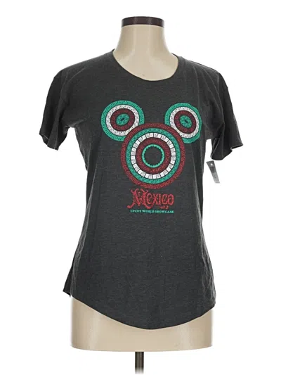 Pre-owned Disney Short Sleeve T-shirt In Gray