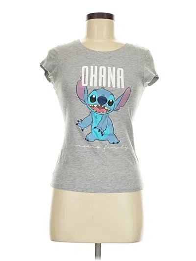 Pre-owned Disney Short Sleeve T-shirt In Gray