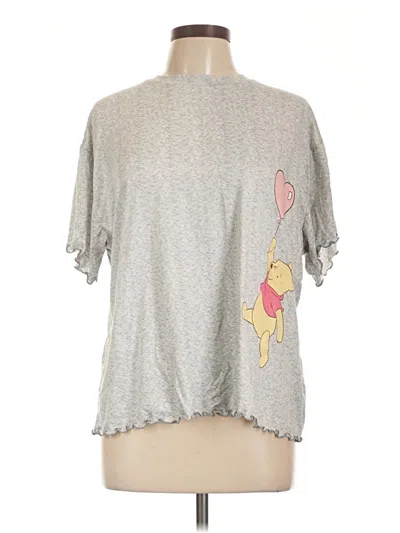 Pre-owned Disney Short Sleeve T-shirt In Gray