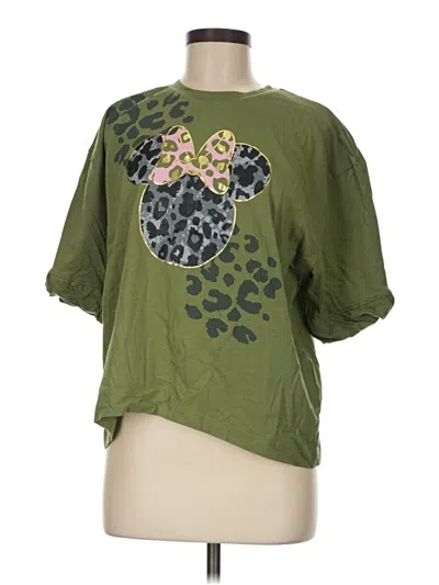 Pre-owned Disney Short Sleeve T-shirt In Green