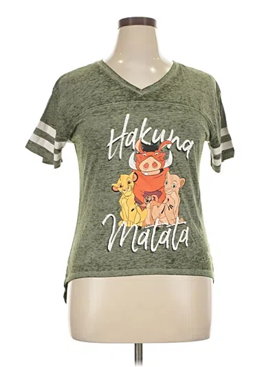 Pre-owned Disney Short Sleeve T-shirt In Green