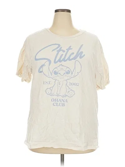 Pre-owned Disney Short Sleeve T-shirt In Ivory