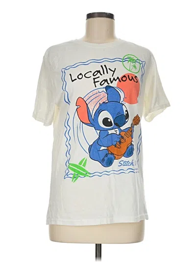 Pre-owned Disney Short Sleeve T-shirt In Ivory