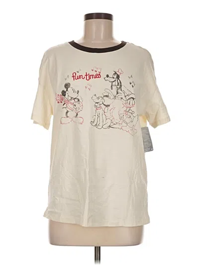 Pre-owned Disney Short Sleeve T-shirt In Ivory