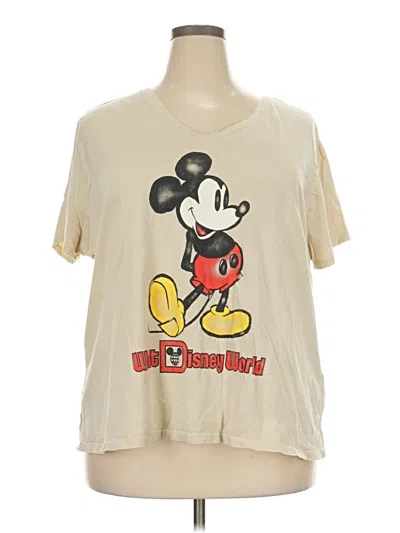 Pre-owned Disney Short Sleeve T-shirt In Ivory