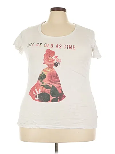Pre-owned Disney Short Sleeve T-shirt In Ivory