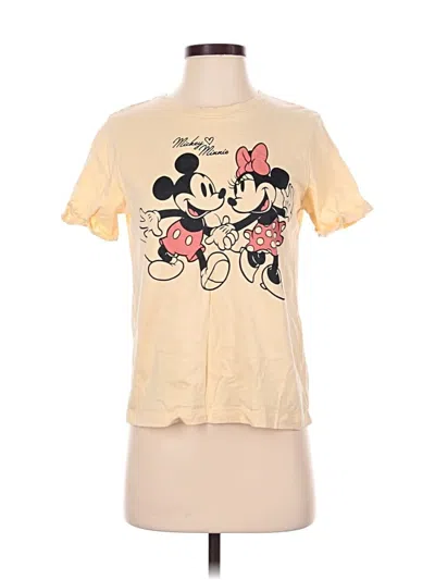 Pre-owned Disney Short Sleeve T-shirt In Ivory