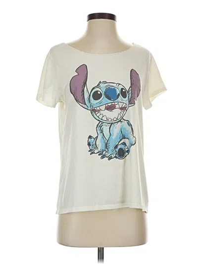 Pre-owned Disney Short Sleeve T-shirt In Ivory