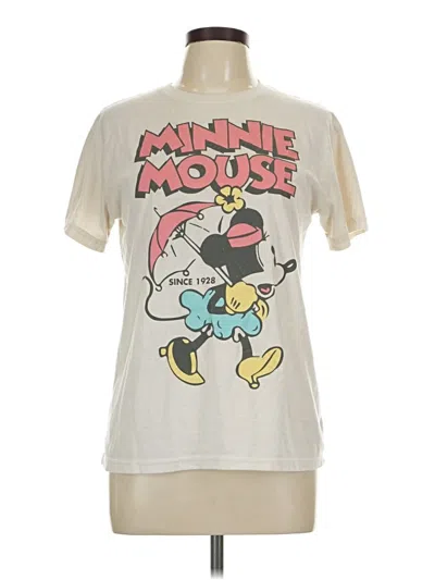 Pre-owned Disney Short Sleeve T-shirt In Ivory