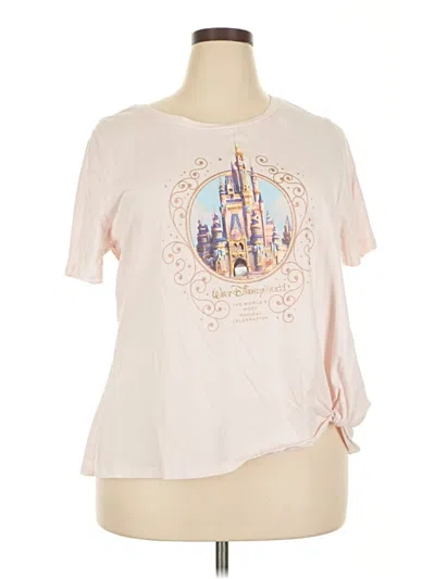 Pre-owned Disney Short Sleeve T-shirt In Pink