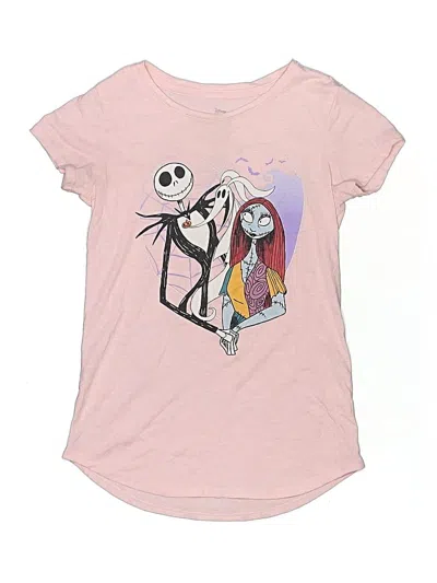 Pre-owned Disney Kids' Short Sleeve T-shirt In Pink