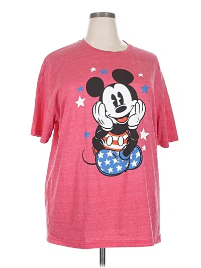 Pre-owned Disney Short Sleeve T-shirt In Pink