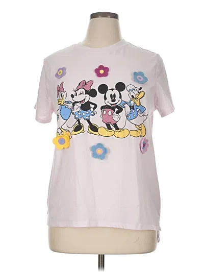 Pre-owned Disney Short Sleeve T-shirt In Pink