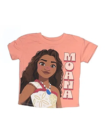 Pre-owned Disney Kids' Short Sleeve T-shirt In Pink