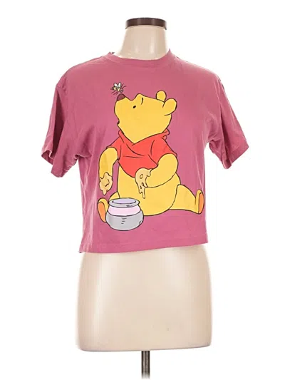 Pre-owned Disney Short Sleeve T-shirt In Pink