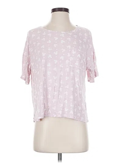 Pre-owned Disney Short Sleeve T-shirt In Pink