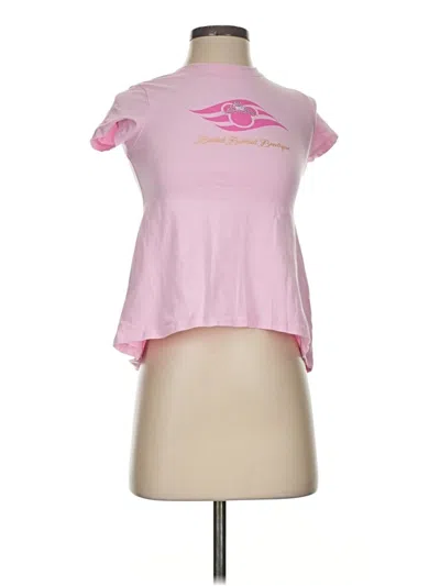 Pre-owned Disney Short Sleeve T-shirt In Pink