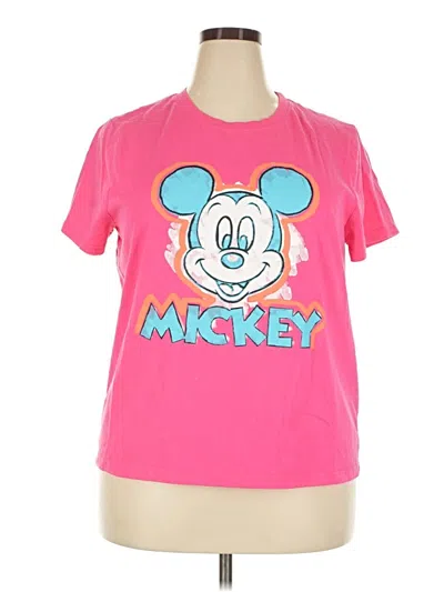 Pre-owned Disney Short Sleeve T-shirt In Pink