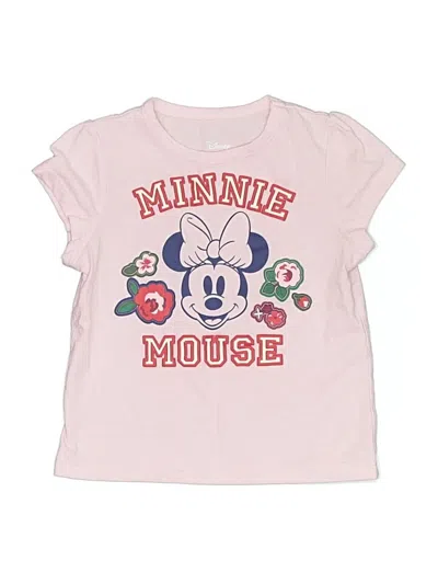 Pre-owned Disney Kids' Short Sleeve T-shirt In Pink