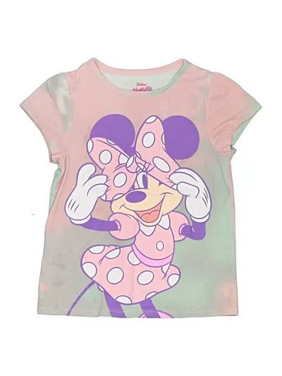Pre-owned Disney Kids' Short Sleeve T-shirt In Pink