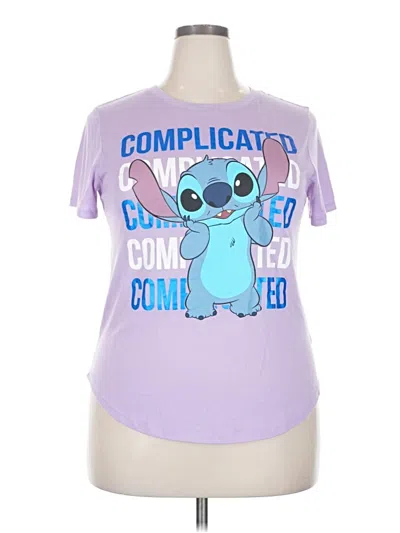Pre-owned Disney Short Sleeve T-shirt In Purple