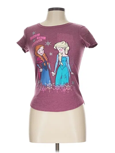 Pre-owned Disney Short Sleeve T-shirt In Purple