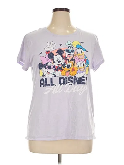 Pre-owned Disney Short Sleeve T-shirt In Purple