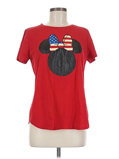 Pre-owned Disney Short Sleeve T-shirt In Red
