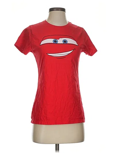 Pre-owned Disney Short Sleeve T-shirt In Red
