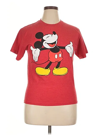 Pre-owned Disney Short Sleeve T-shirt In Red